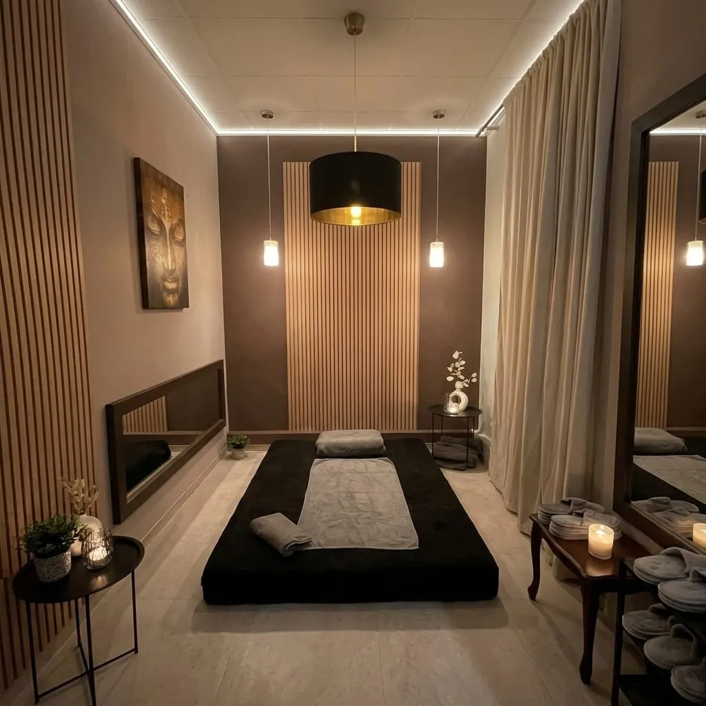 Detalje fra det private værelse – Angels Massage